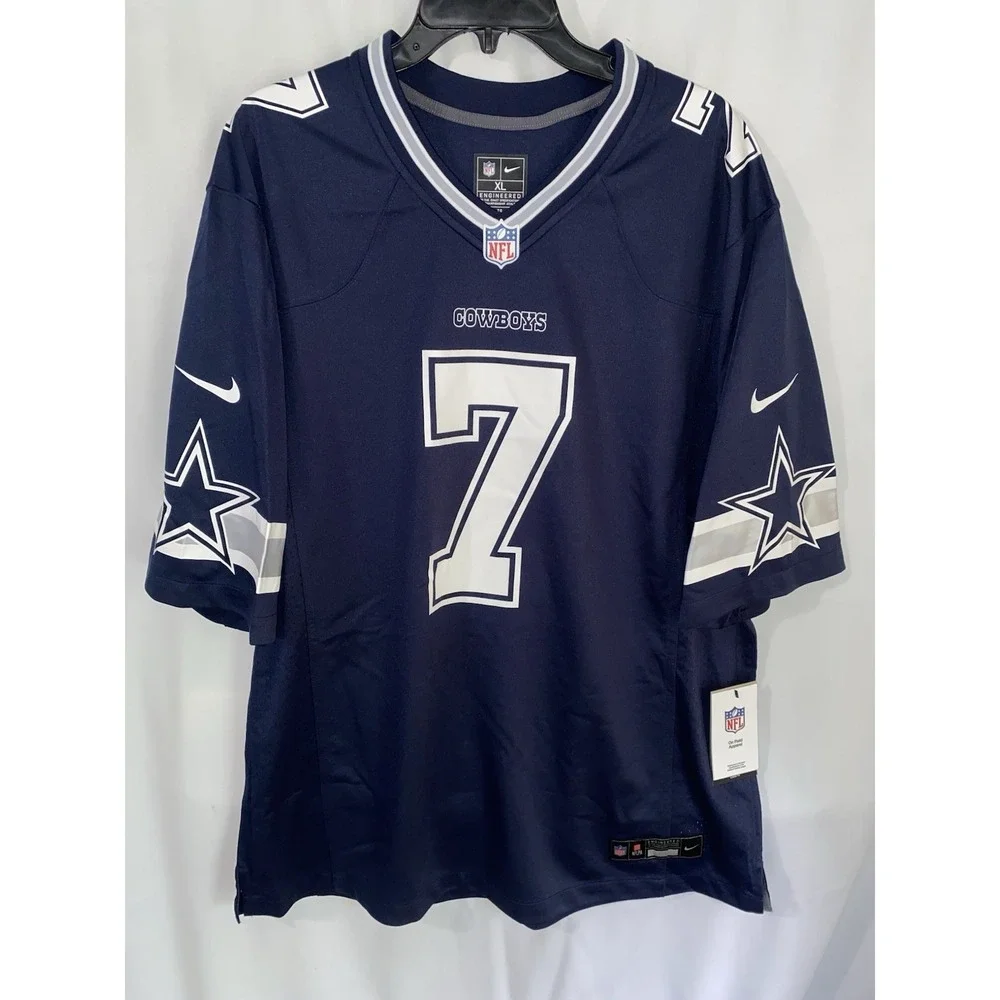 NWT Trevon‎ Diggs Dallas Cowboys Nike Game Jersey Blue Mens XL